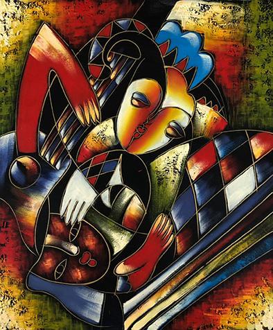 steve art gallery Abstract 50x60 cm oil painting on canvas