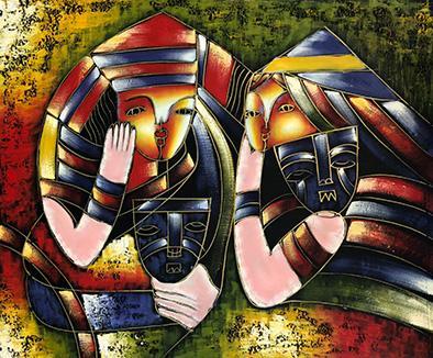 steve art gallery Abstract 50x60 cm oil painting on canvas