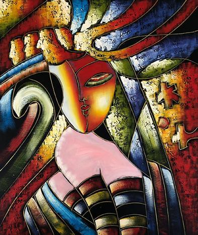 steve art gallery Abstract 50x60 cm oil painting on canvas