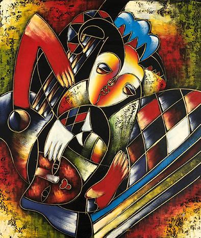 steve art gallery Abstract 50x60 cm oil painting on canvas