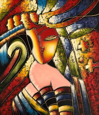 steve art gallery Abstract 50x60 cm oil painting on canvas