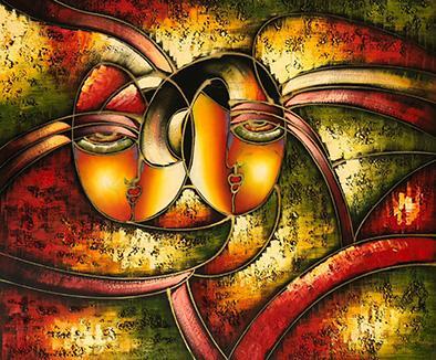 steve art gallery Abstract 50x60 cm oil painting on canvas