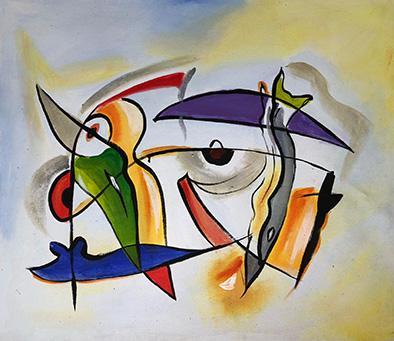 steve art gallery Abstract 50x60 cm oil painting on canvas