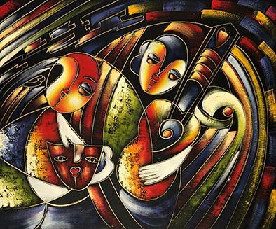 steve art gallery Abstract 50x60 cm oil painting on canvas