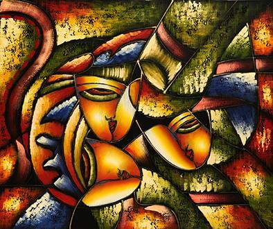 steve art gallery Abstract 50x60 cm oil painting on canvas