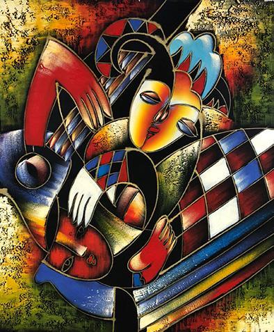 steve art gallery Abstract 50x60 cm oil painting on canvas