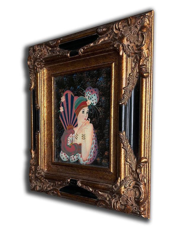 Steve Art Gallery Abstract An Elegant Woman 40x45 Cm Eller 16x18 Ins