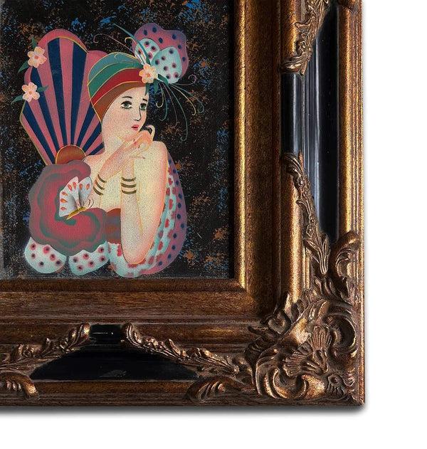 Steve Art Gallery Abstract An Elegant Woman 40x45 Cm Eller 16x18 Ins