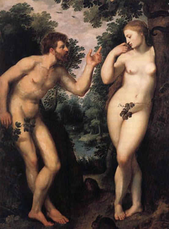 steve art gallery Adam and Eve Peter Paul Rubens 40x50 cm