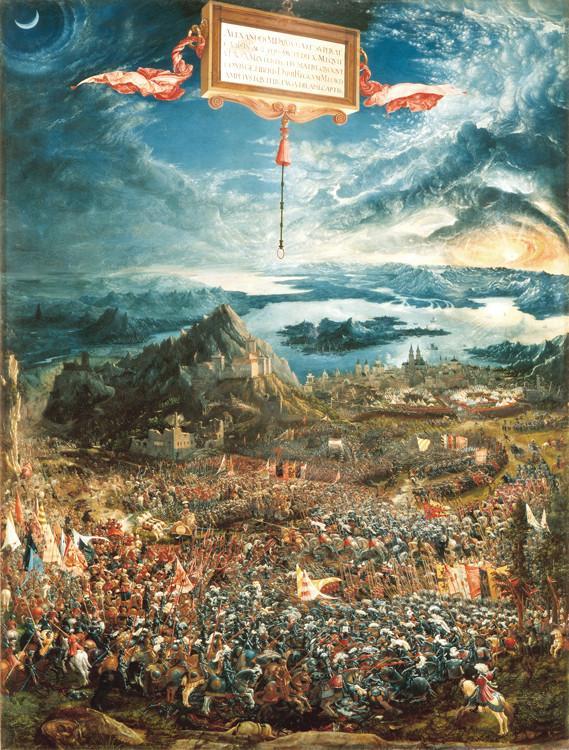 steve art gallery Alexander's Victory Albrecht Altdorfer 50x40cm