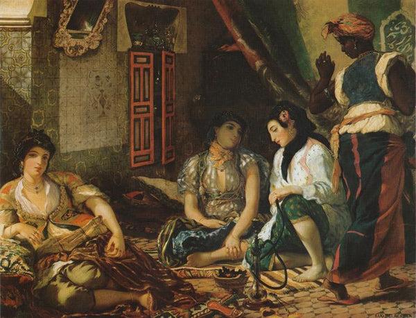 steve art gallery Algerian Women in Their Appartments Eugene Delacroix 50x40cm