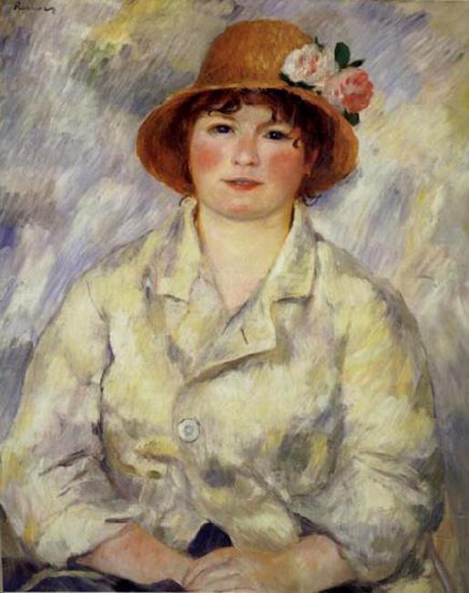 steve art gallery Aline Charigot(Madame Renoir) Pierre Renoir 65.4x54cm