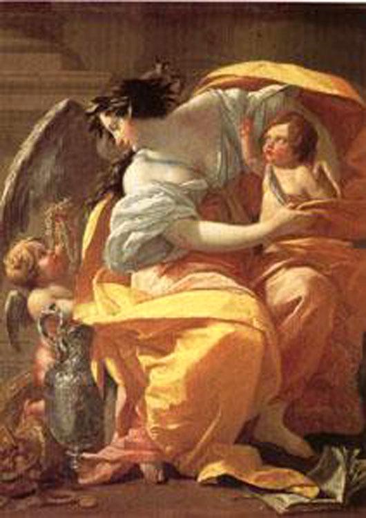 steve art gallery Allegory of Wealth Simon Vouet 60x40cm