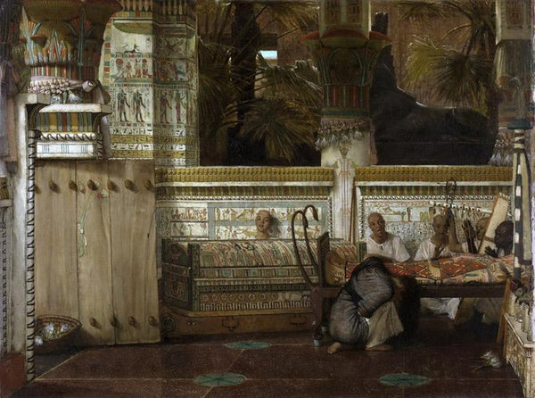 steve art gallery An Egyptian widow in the Time Alma-Tadema Sir Lawrence 50x40cm