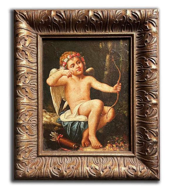 steve art gallery Angel-Cupic oil painting on wooden pannel