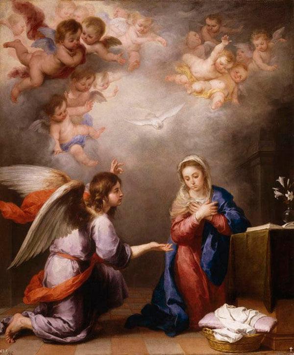 steve art gallery Annunciation Bartolome Esteban Murillo 60x50cm