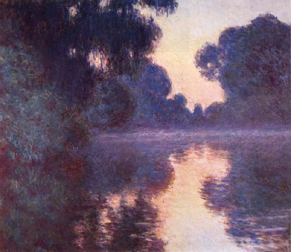 steve art gallery Arm of the Seine near Giverny at Sunrise Claude Monet 60x50cm