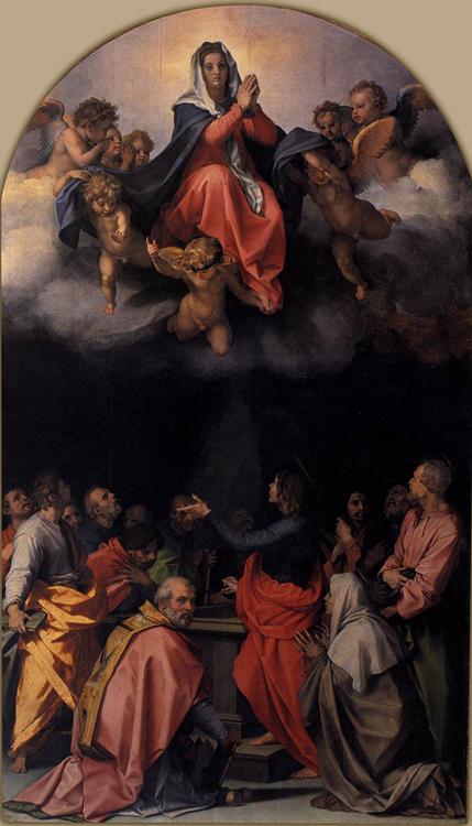steve art gallery Assumption of the Virgin Andrea del Sarto 60x40cm