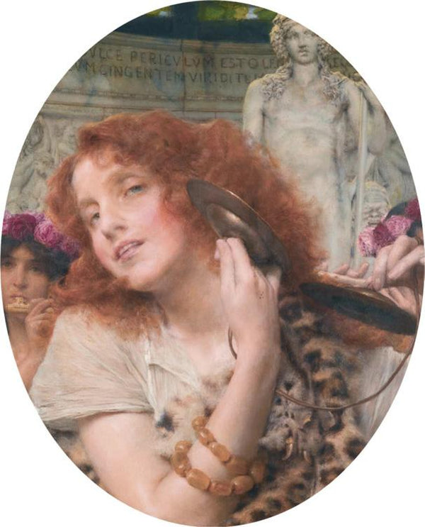 steve art gallery Bacchante Alma-Tadema Sir Lawrence 41.5x33.5cm