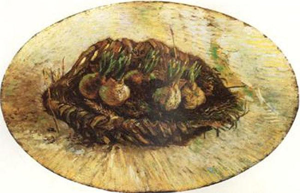 steve art gallery Basket of Sprouting Bulbs Vincent Van Gogh 31.5x48cm