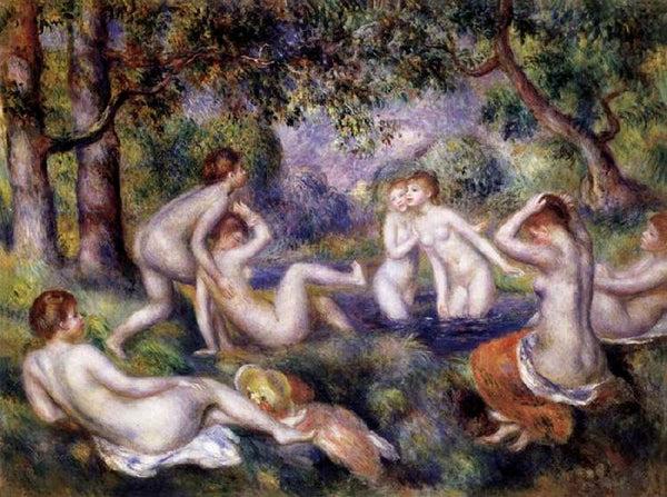 steve art gallery Bathers in the Forest Pierre Renoir 50x40cm