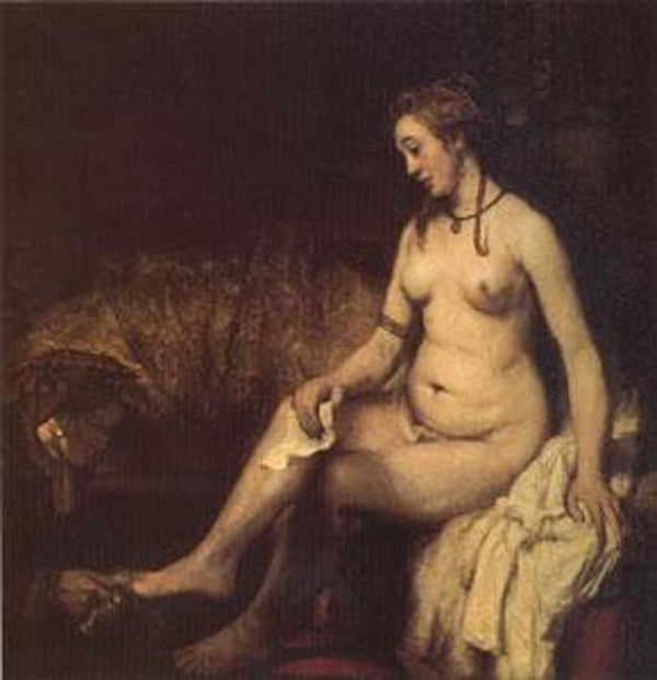 steve art gallery Bathsheba at Her Bath Rembrandt Peale 50x50cm