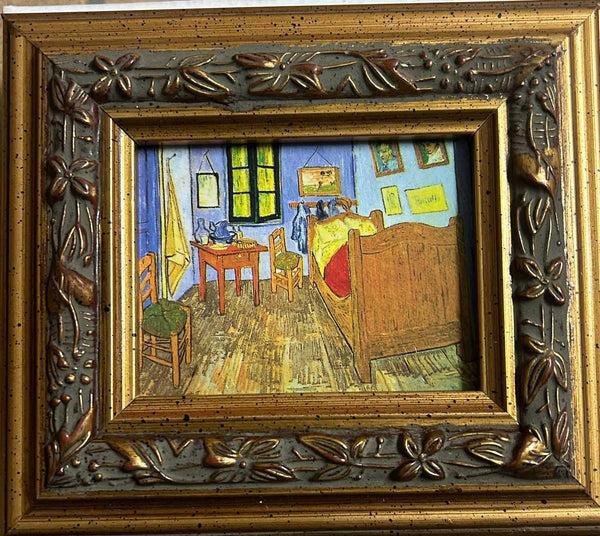 steve art gallery Bed room in Arles Vincent Van Gogh 7x9 cm