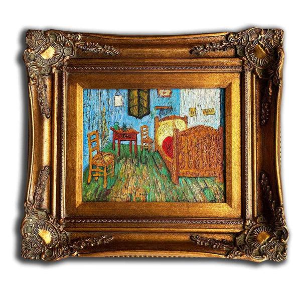 steve art gallery Bedroom in Arles by Vincent van Gogh 37x42 cm eller 15x17 ins