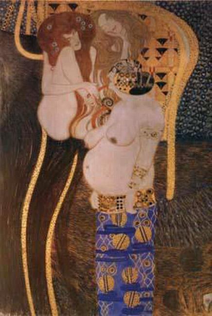 steve art gallery Beethoven Frieze Gustav Klimt 60x40cm