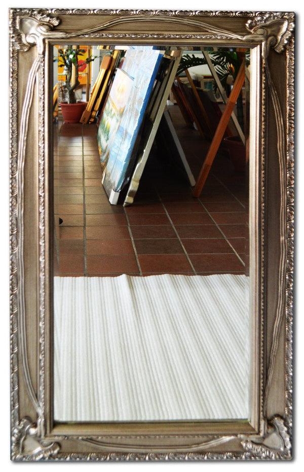 Steve Art Gallery Beveled Mirror In Solid Wood 22x42 Ins