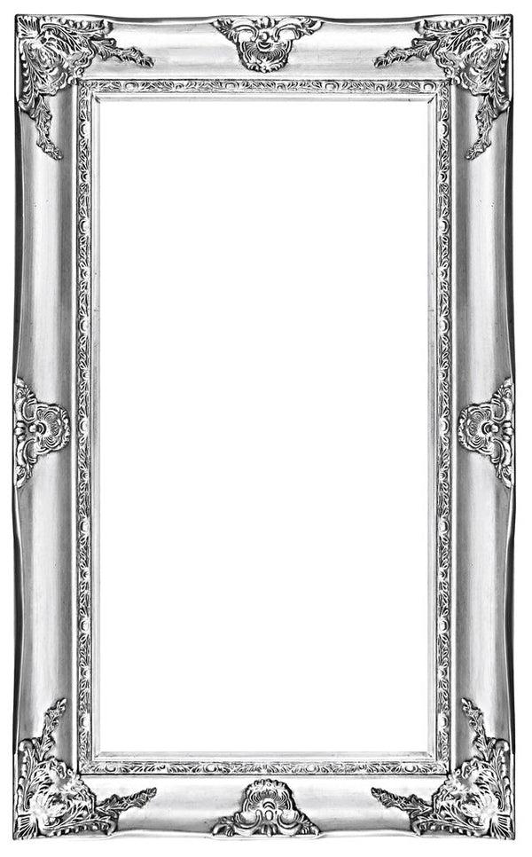 Steve Art Gallery Beveled Mirror In Solid Wood 24x46 Ins