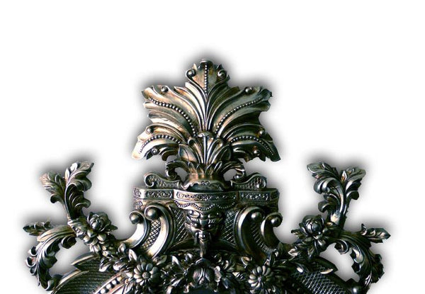 Steve Art Gallery Beveled Mirror In Solid Wood 24x46 Ins