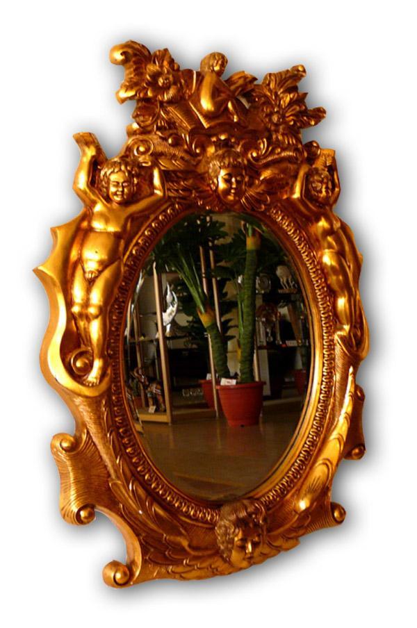 steve art gallery Beveled mirror in solid wood 24x46 ins