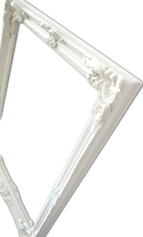 Steve Art Gallery Beveled Mirror In Solid Wood 24x46 Ins