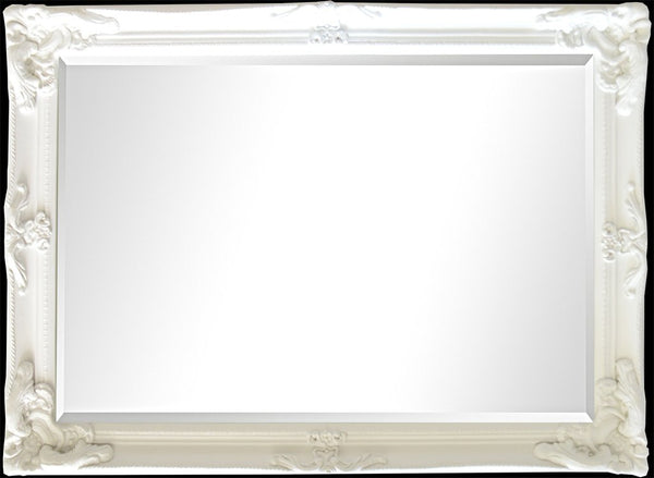 Steve Art Gallery Beveled Mirror In Solid Wood 24x46 Ins