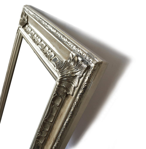 Steve Art Gallery Beveled Mirror In Solid Wood 24x46 Ins