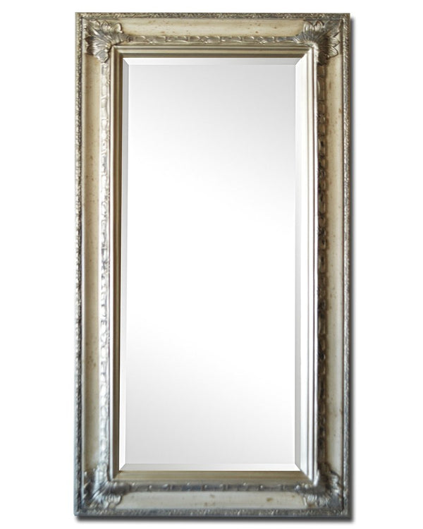 steve art gallery Beveled mirror in solid wood 24x46 ins