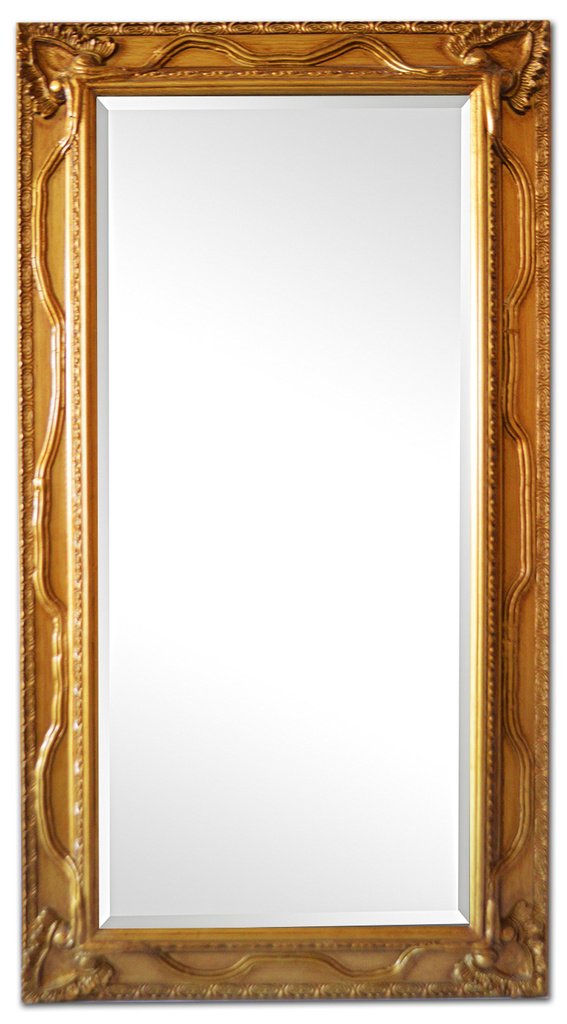 steve art gallery Beveled mirror in solid wood 24x46 ins