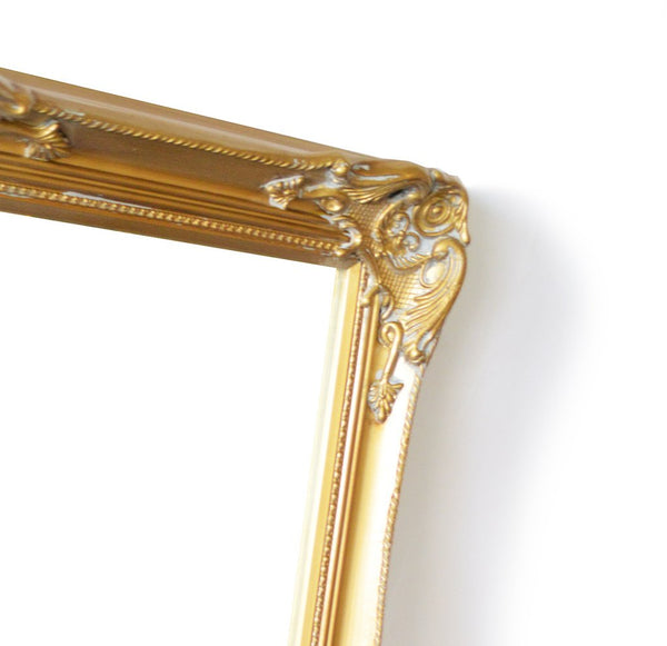 Steve Art Gallery Beveled Mirror In Solid Wood 24x46 Ins