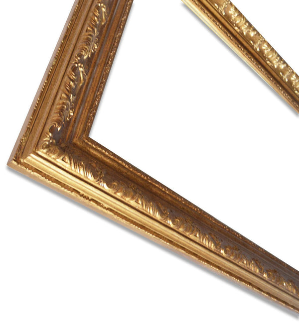 Steve Art Gallery Beveled Mirror In Solid Wood 24x46 Ins