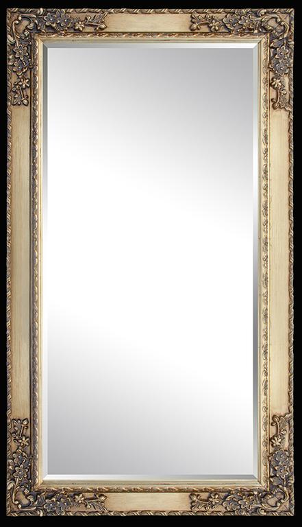 Steve Art Gallery Beveled Mirror In Solid Wood 45x26 Ins