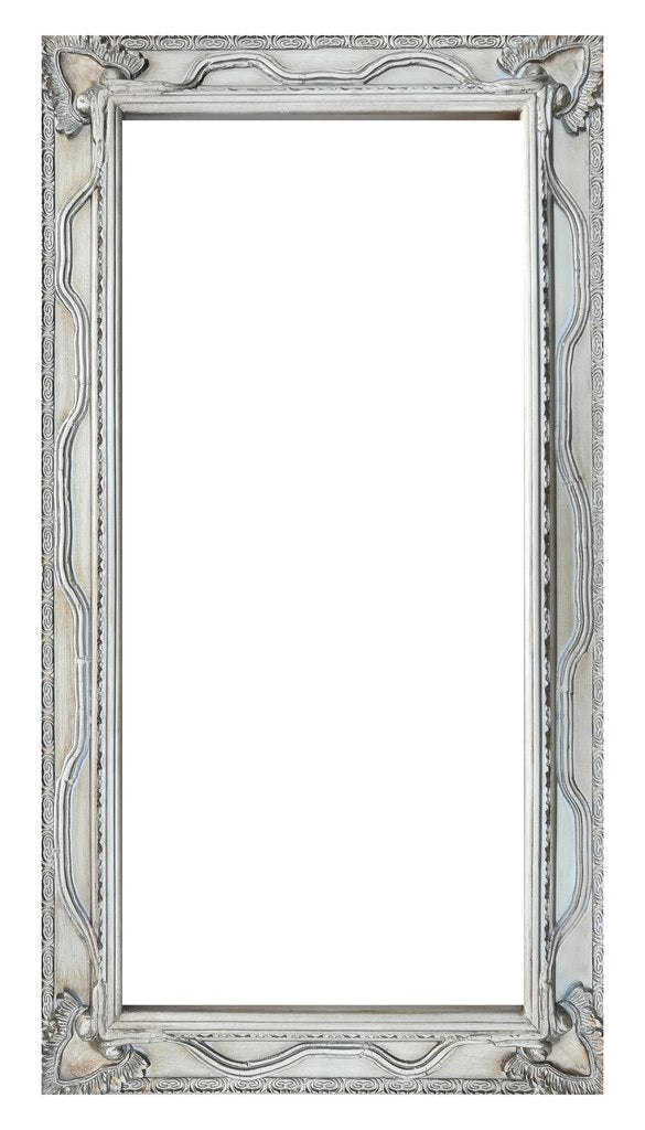 Steve Art Gallery Beveled Mirror In Solid Wood 60x110 Cm