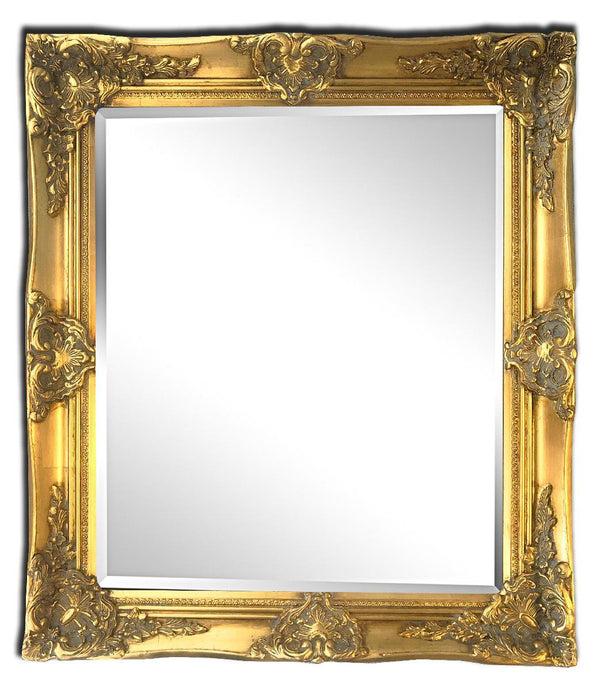 steve art gallery Beveled mirror in solid wood 60x70 cm or 24x28 ins