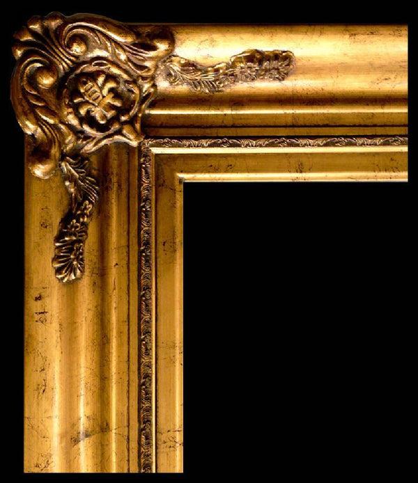 Steve Art Gallery Beveled Mirror In Solid Wood 62x72 Cm