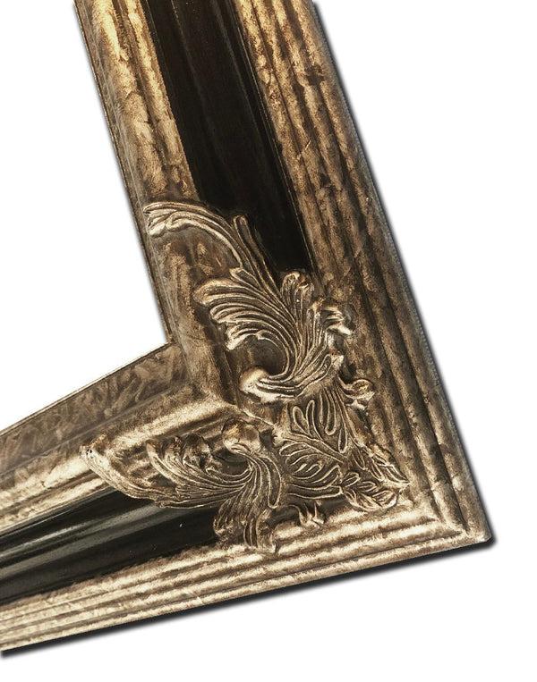 Steve Art Gallery Beveled Mirror In Solid Wood 62x72 Cm