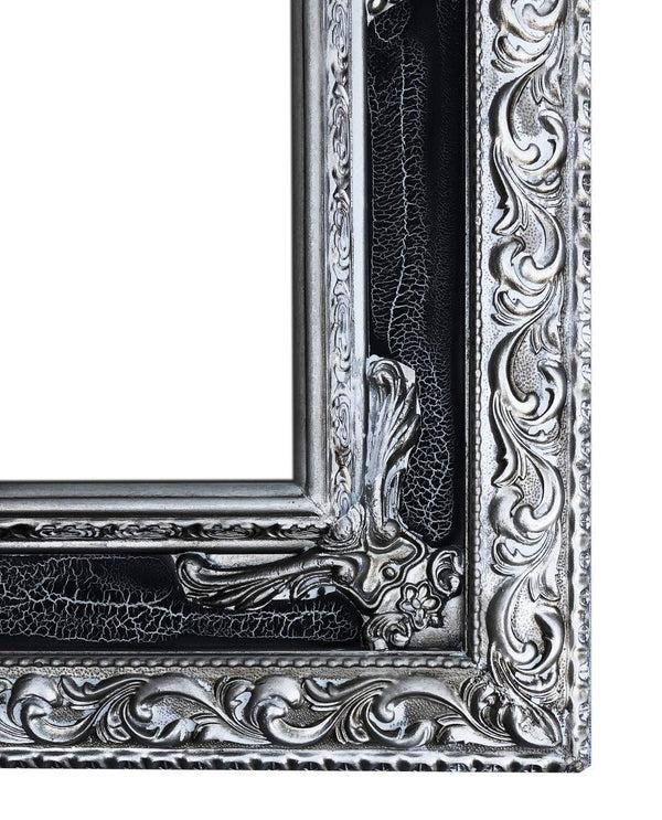 Steve Art Gallery Beveled Mirror In Solid Wood 62x72 Cm