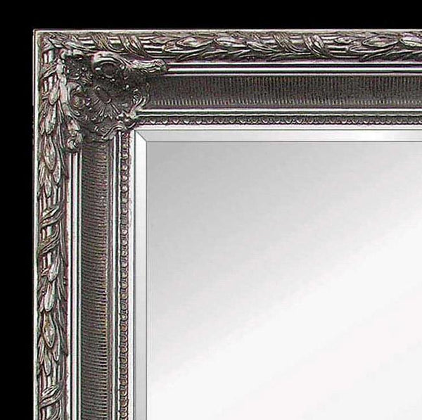 Steve Art Gallery Beveled Mirror In Solid Wood 62x72 Cm