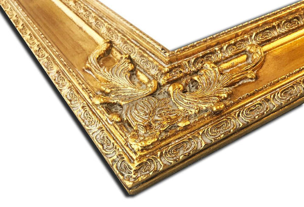 Steve Art Gallery Beveled Mirror In Solid Wood 62x72 Cm