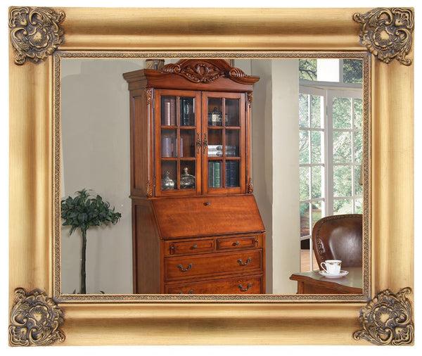 Steve Art Gallery Beveled Mirror In Solid Wood 65x75 Cm