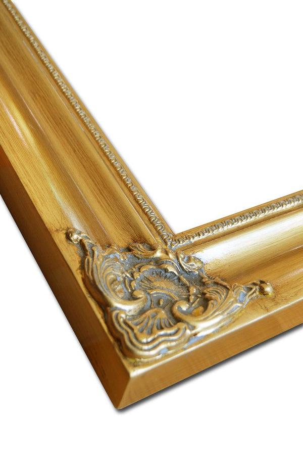 Steve Art Gallery Beveled Mirror In Solid Wood 65x75 Cm